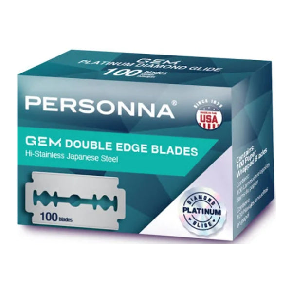 Personna GEM Double Edge Blades - 100 Count