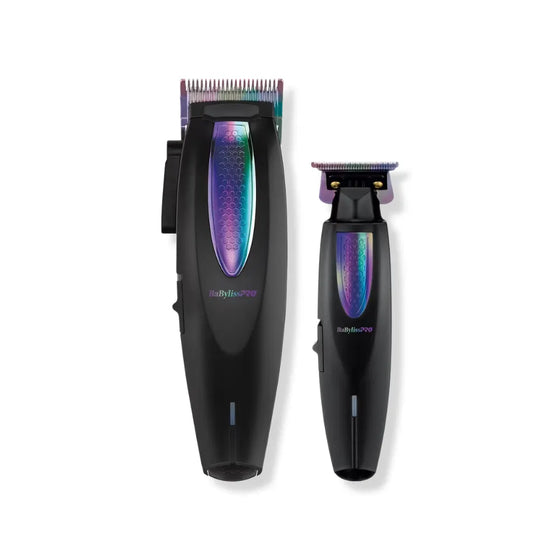 BABYLISSPRO LITHIUMFX+ LIMITED EDITION IRIDESCENT CLIPPER & TRIMMER COMBO | FX73HOLPKRB