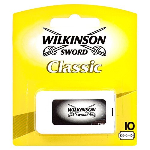Wilkinson Sword Classic Double Edge Razor Blades 10 Pack in Black