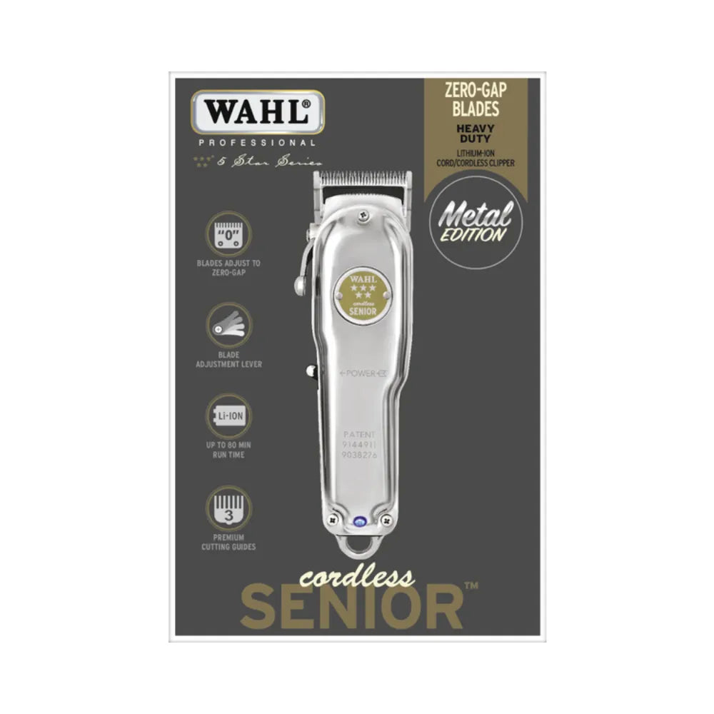 WAHL 5-STAR SENIOR CORDLESS METAL EDITION CLIPPER | 3000112