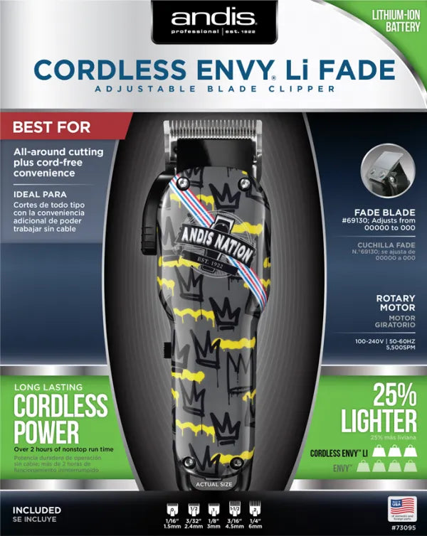 ANDIS ENVY LI NATION EDITION | 73095