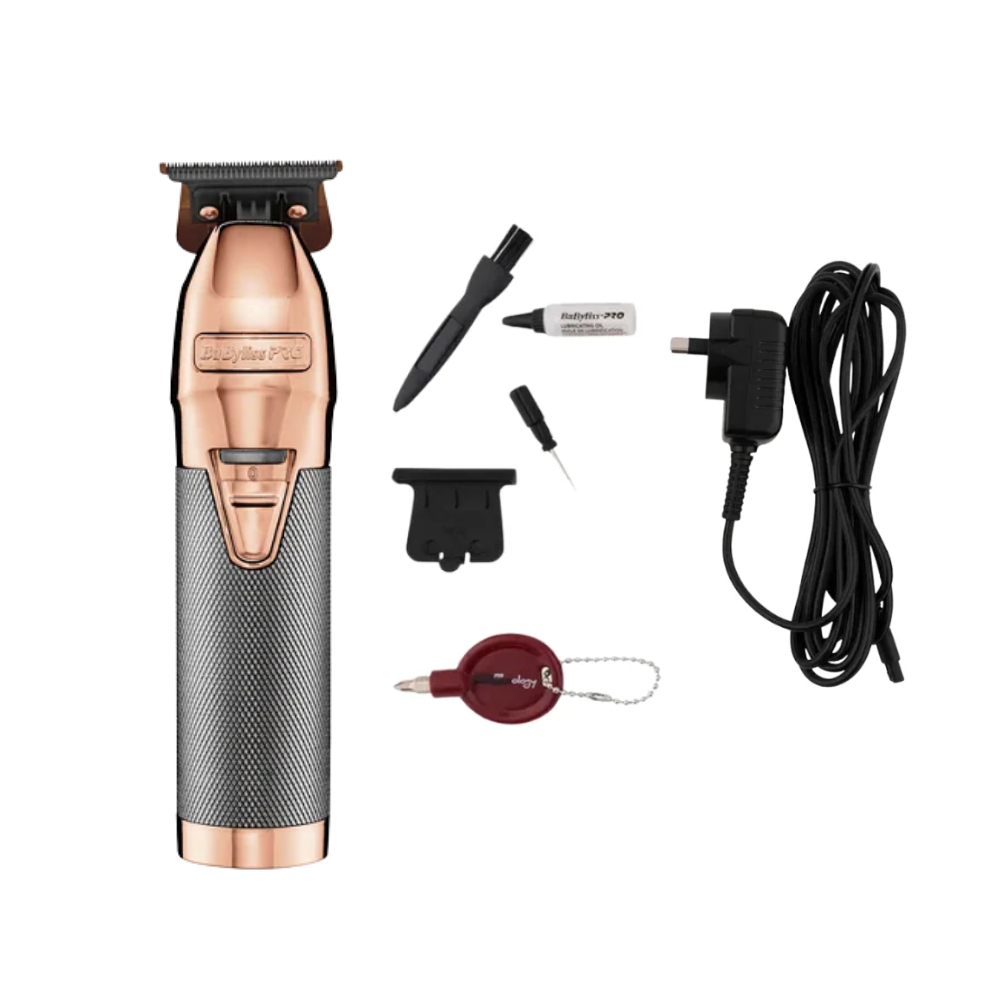 BaBylissPRO RoseFX Cordless Clipper, Trimmer & Shaver Combo | FX870NRG, FX787RG, FXFS2RG