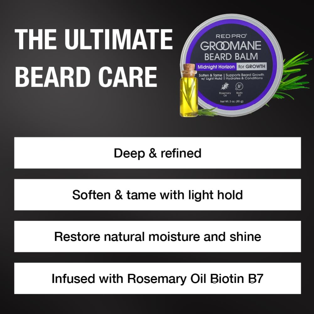 RED BY KISS GROOMANE BEARD BALM LIGHT HOLD