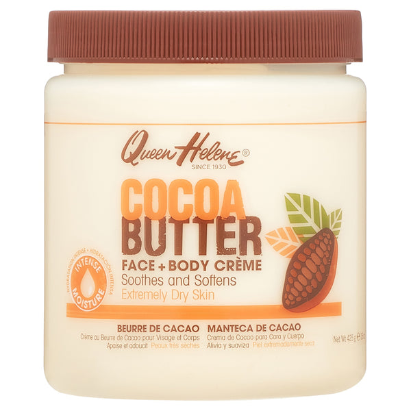 QUEEN HELENE COCOA BUTTER FACE & BODY CREME 15 OZ.