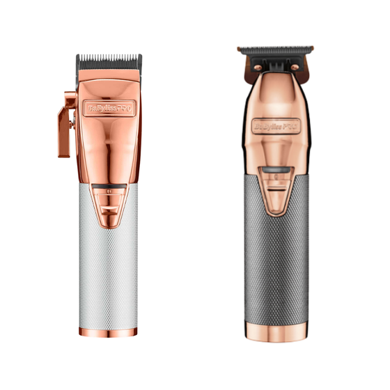 BaBylissPRO ROSEFX+ Clipper & Outlining Trimmer Combo | FX870NRG & FX787RG