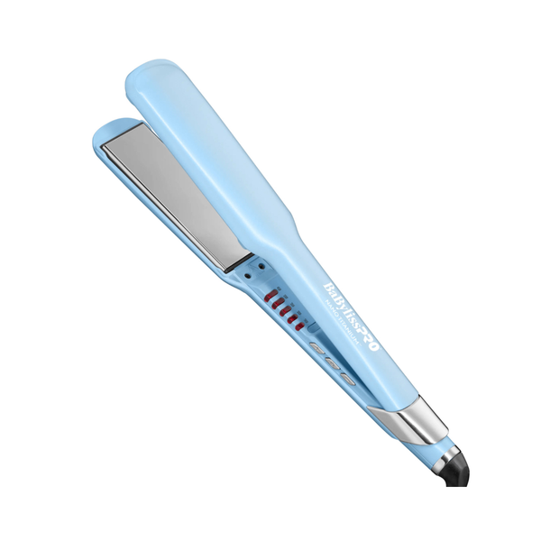 BABYLISSPRO NANO TITANIUM 1.5" ULTRA-SLEEK STRAIGHTENING IRON ICED BLUE | BNT131TLB