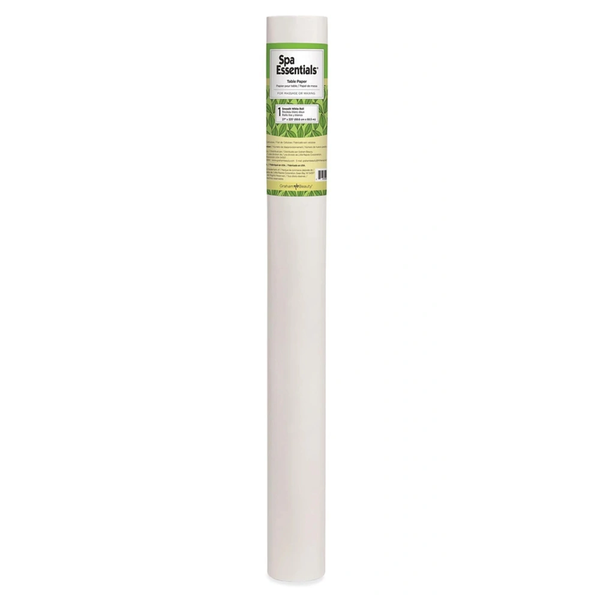 Graham Spa Essentials Extra Wide Smooth Waxing & Massage White Table Paper Roll 27'' x 225 | 51824