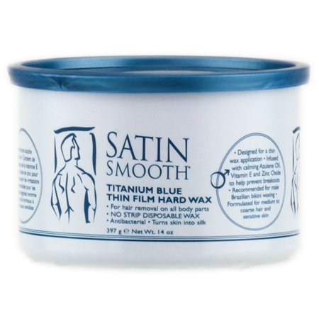 SATIN SMOOTH TITANIUM BLUE HARD WAX 14 OZ. | 814146