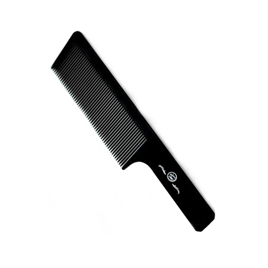 ROLDA CARBON FIBER FLAT TOP HAIR STYLING COMB 9 INCH
