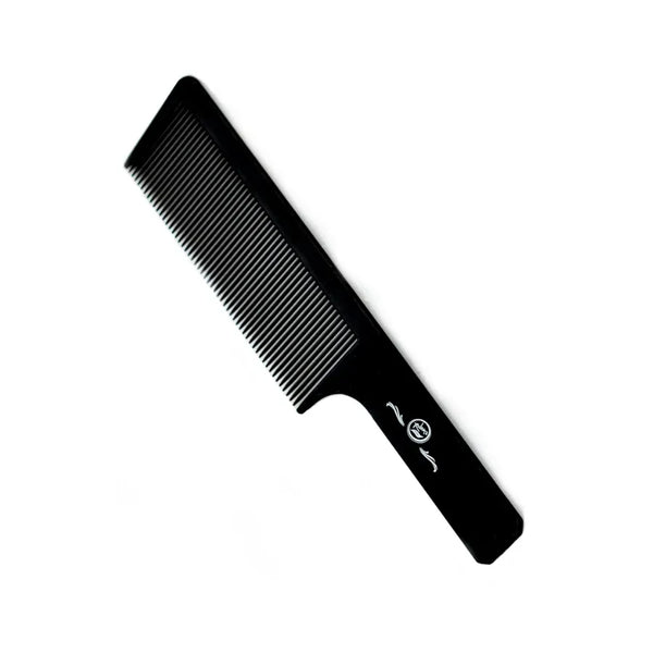 ROLDA CARBON FIBER FLAT TOP HAIR STYLING COMB 9 INCH