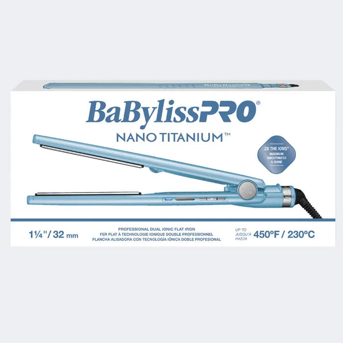 BABYLISSPRO NANO FLAT IRON DUAL IONIC 1-1/4" | BNT9125TUC