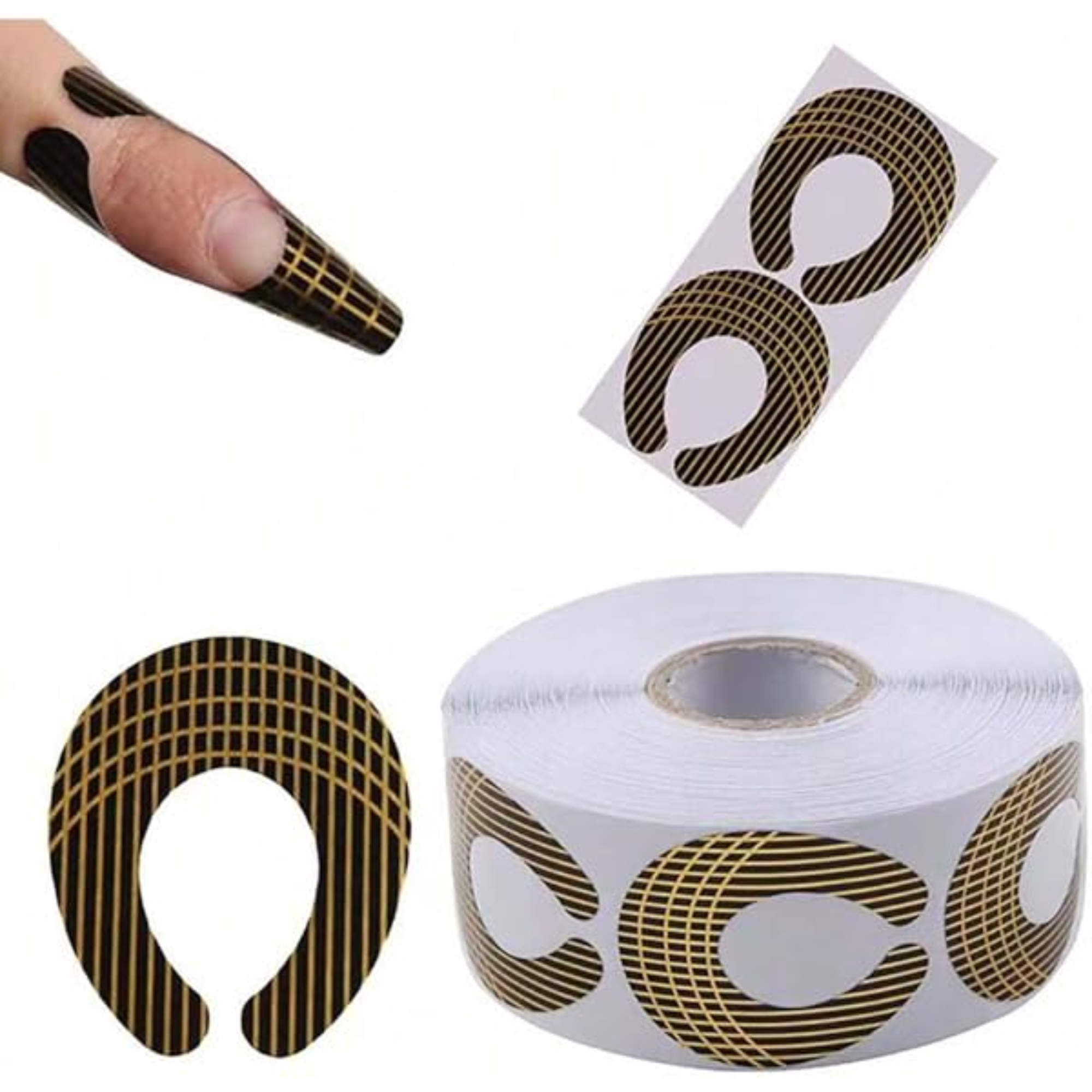 DL HORSESHOE NAIL FORMS | DL-C196