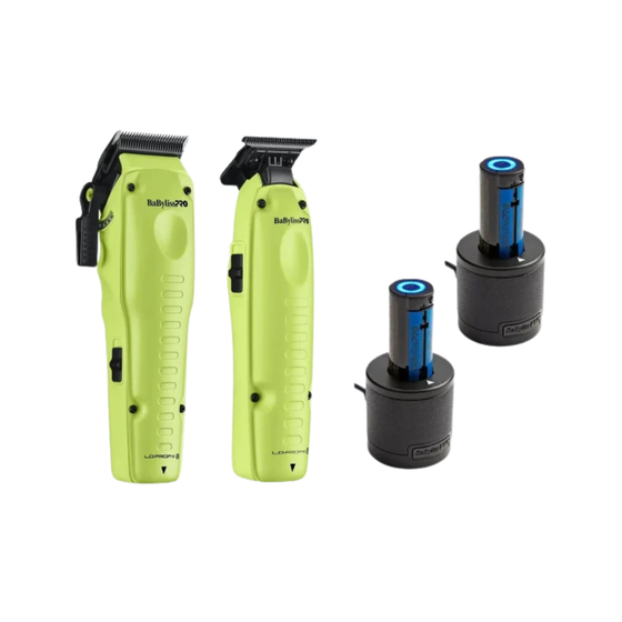 BaBylissPRO FXONE LO-PROFX Clipper & Trimmer Neon Yellow | FX829NYLT, FX729NYLT (BATTERY INCLUDED)