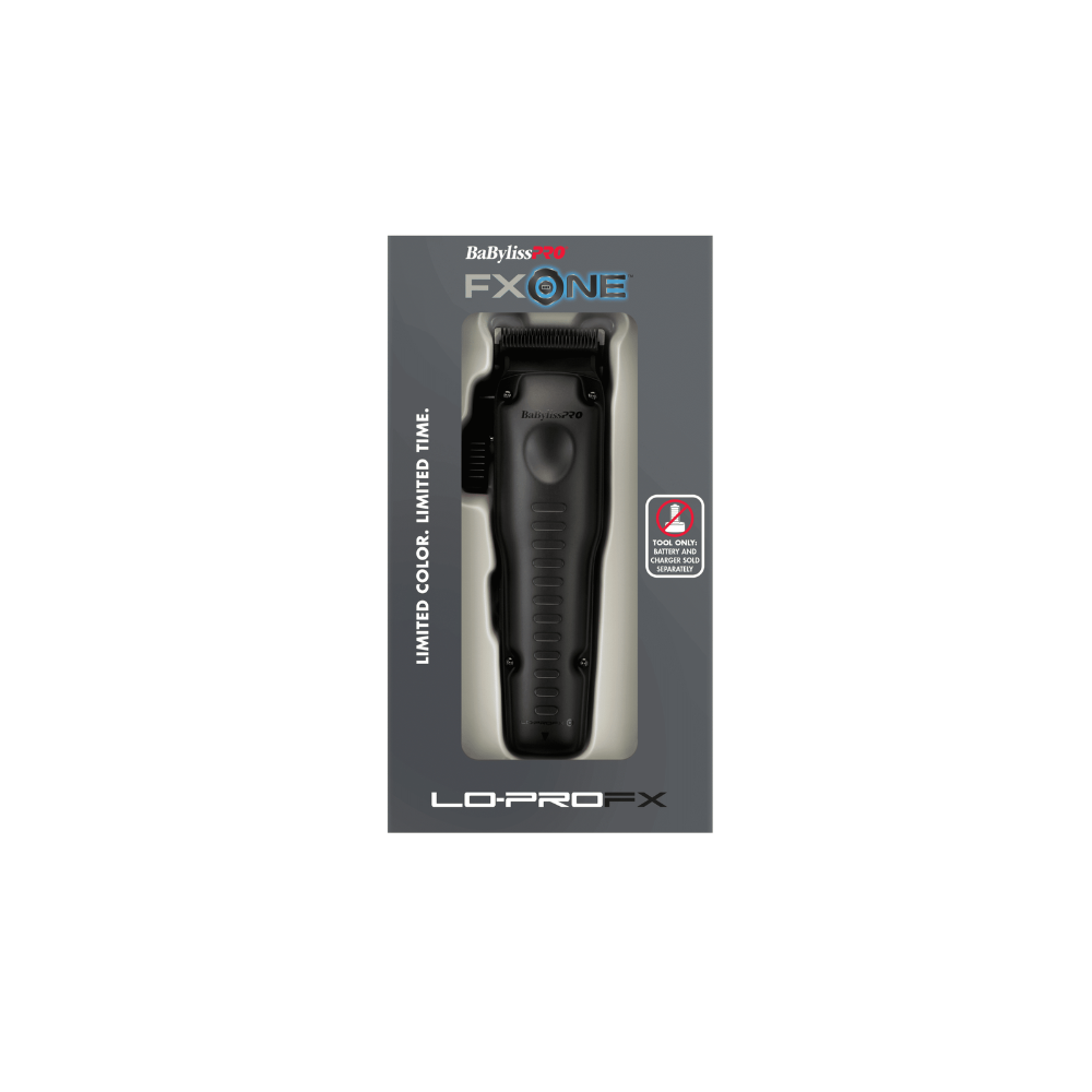 BaBylissPRO FXONE LO-PROFX Clipper & Trimmer Black | FX829MBLT, FX729MBLT (BATTERY INCLUDED)