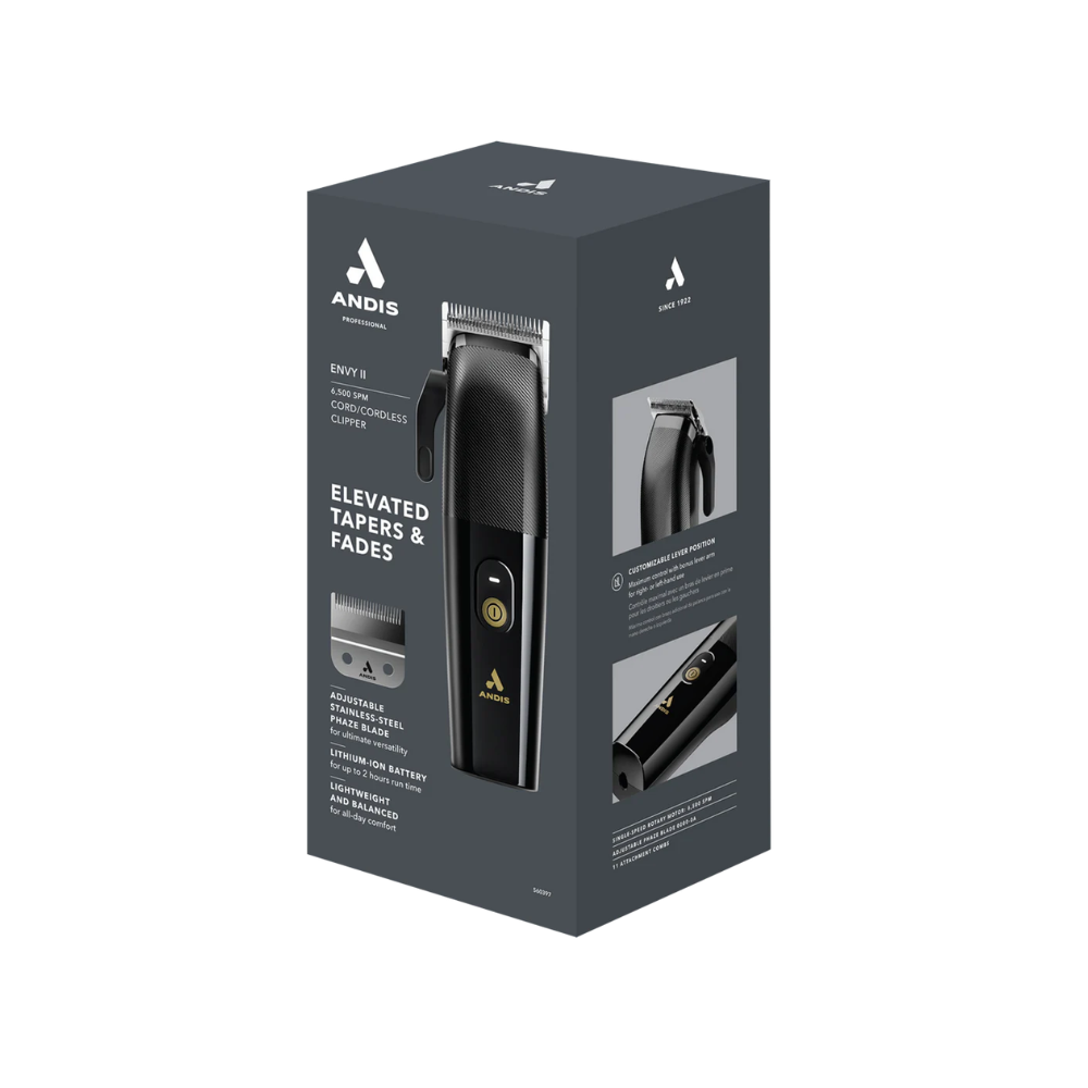 ANDIS ENVY II BLACK | 560397