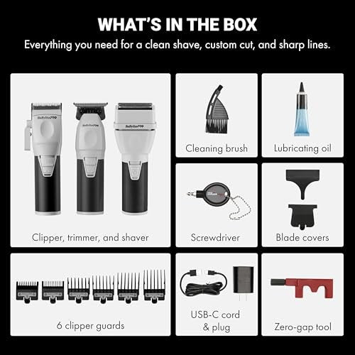 BABYLISSPRO COREFX CLIPPER, TRIMMER & SHAVER PREPACK | FXCLCPK3