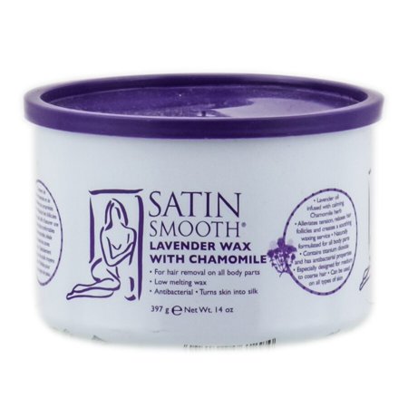 Lavender Wax with Chamomile by Satin Smooth for Women - 14 Oz Wax