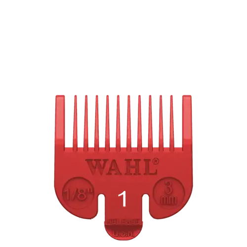 WAHL COLOR-CODED GUARD #1 (1/8)" RED