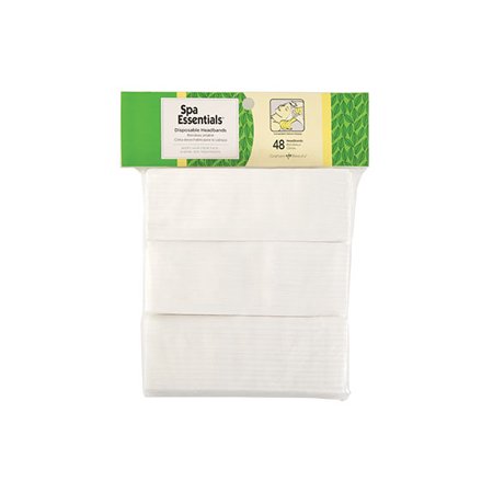 Graham Spa Essentials Disposable Headbands 48 Ct | 51823