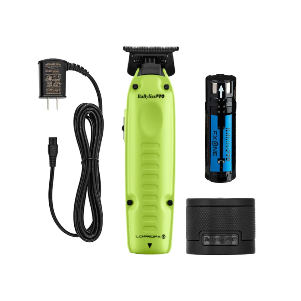 BaBylissPRO FXONE LO-PROFX Clipper & Trimmer Neon Yellow | FX829NYLT, FX729NYLT (BATTERY INCLUDED)