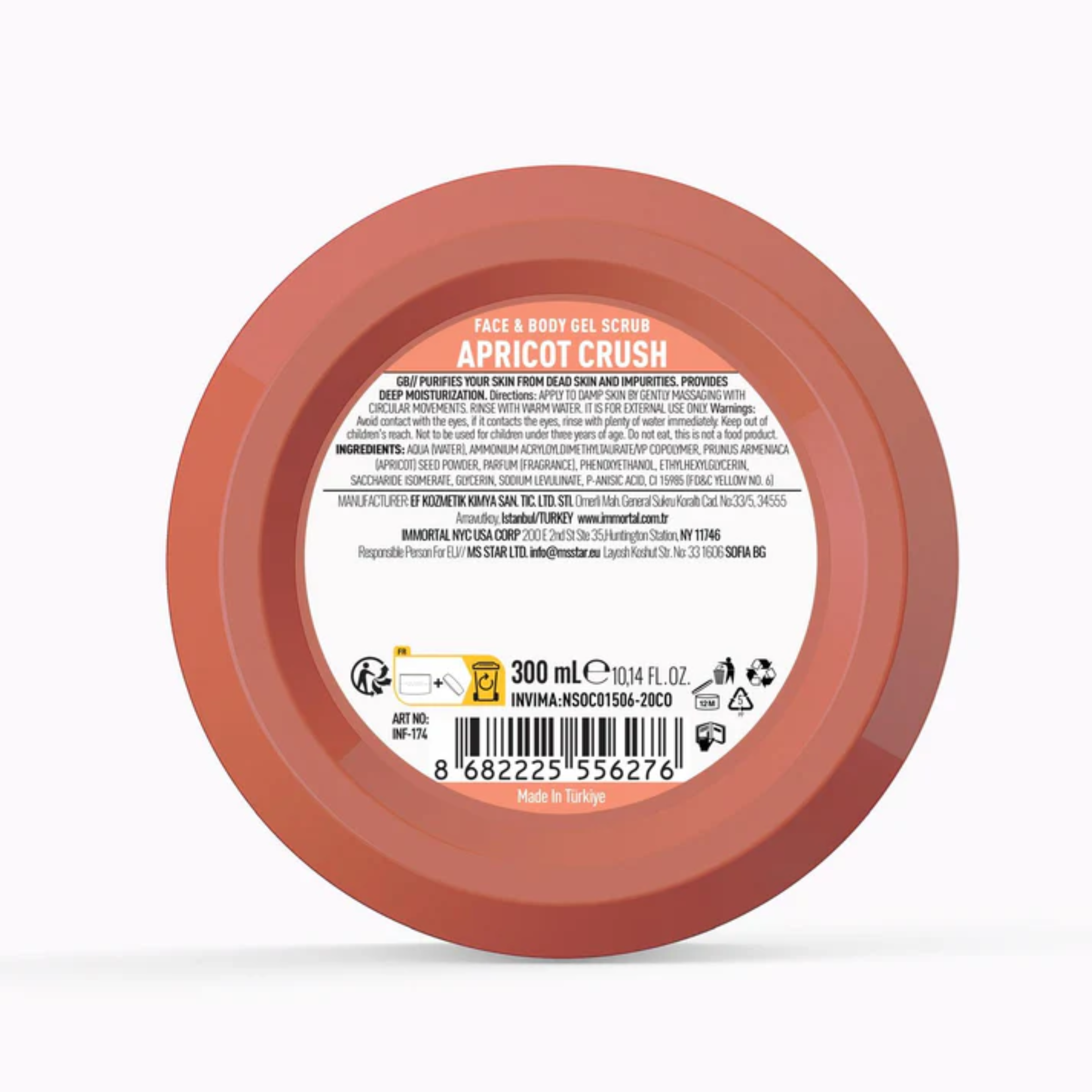 IMMORTAL INFUSE APRICOT CRUSH | ALL SKIN TYPE