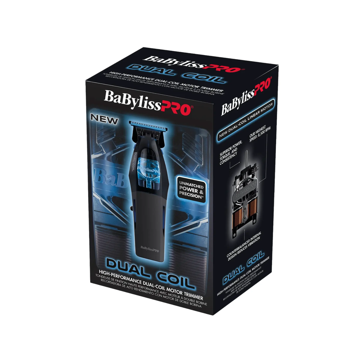 BaBylissPRO High-Performance Dual-Coil Motor Cordless Trimmer + Clipper Set