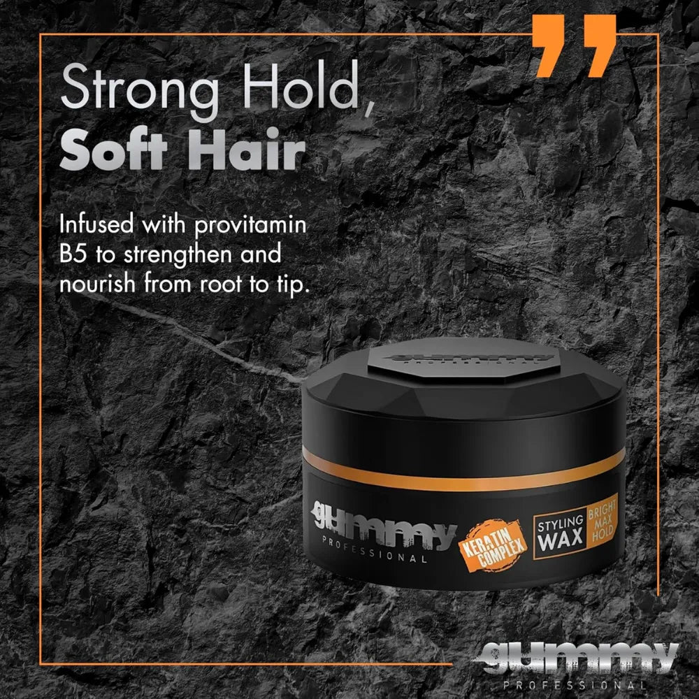 GUMMY WAX BRIGHT MAX HOLD 5OZ