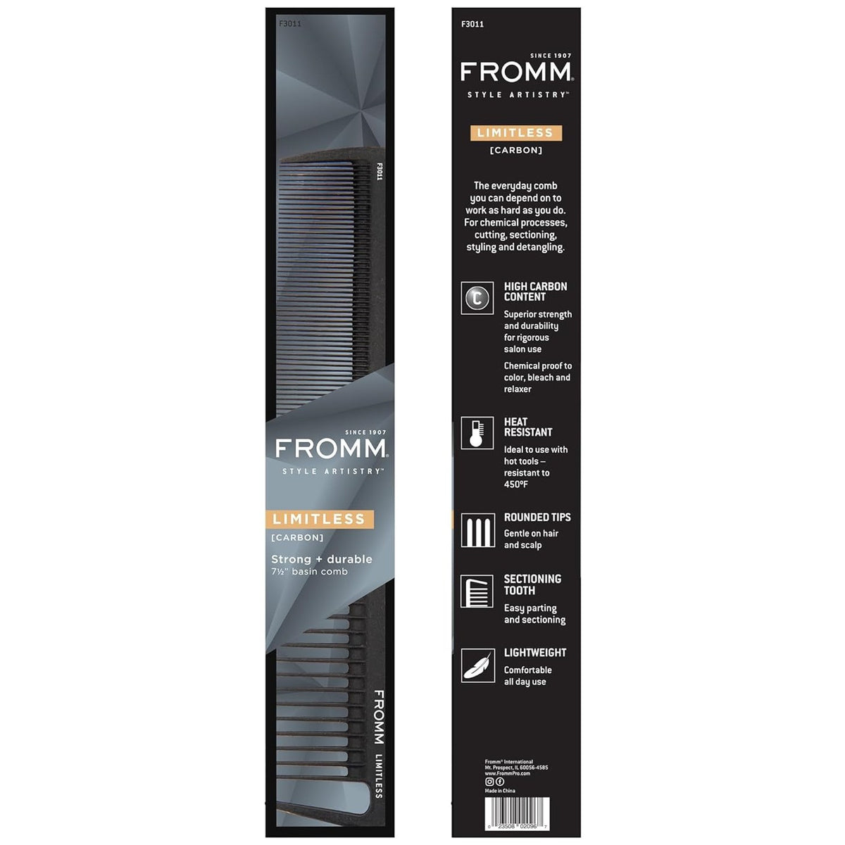 FROMM LIMITLESS CARBON BASIN COMB 7.5&QUOT; | F3011
