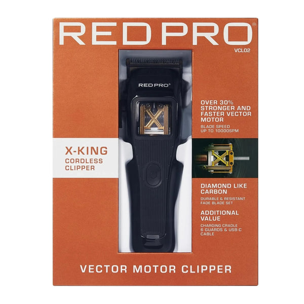 Red by Kiss X-King Cordless Clipper | VCL02