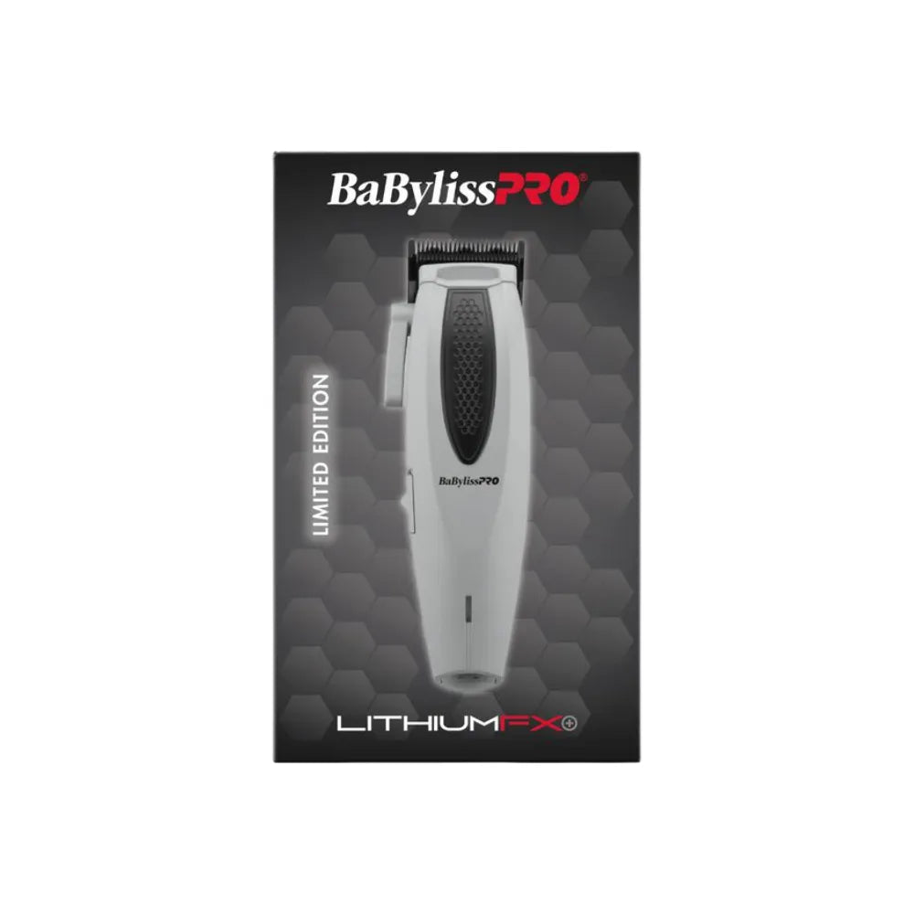 BABYLISSPRO LITHIUMFX+ LIMITED EDITION GREY CORD/CORDLESS LITHIUM ERGONOMIC CLIPPER | FX673NSGY