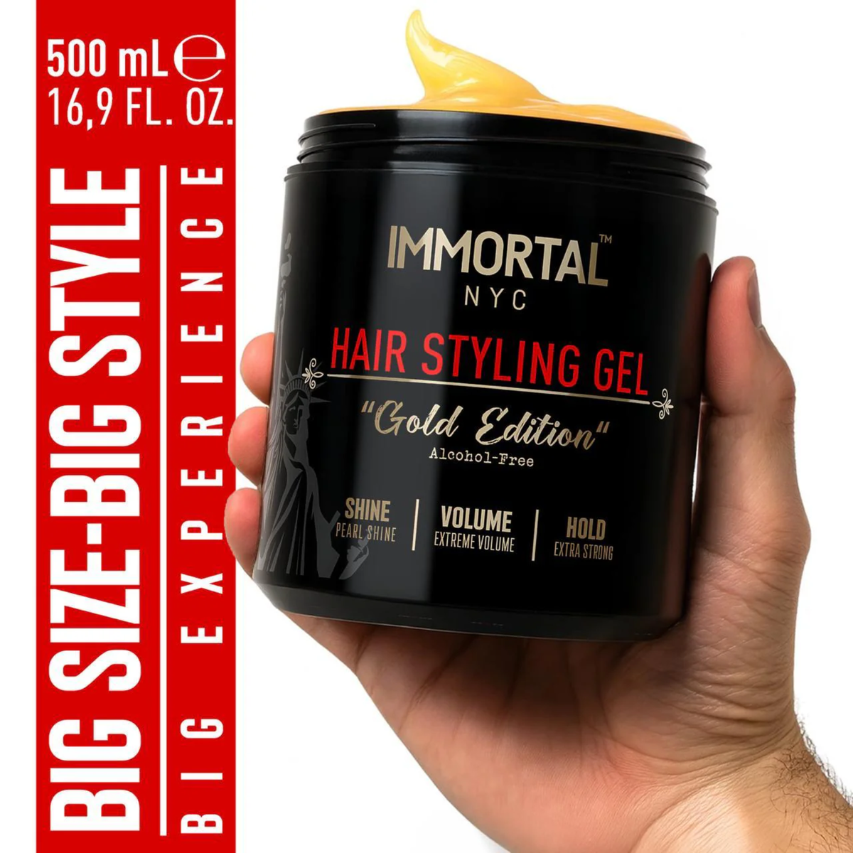 IMMORTAL HAIR STYLING GEL | GOLD EDITION