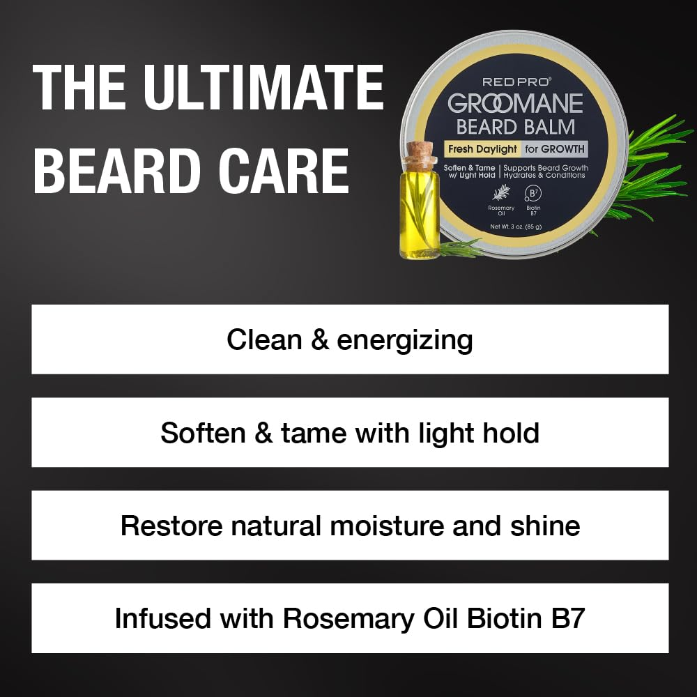 RED BY KISS GROOMANE BEARD BALM LIGHT HOLD