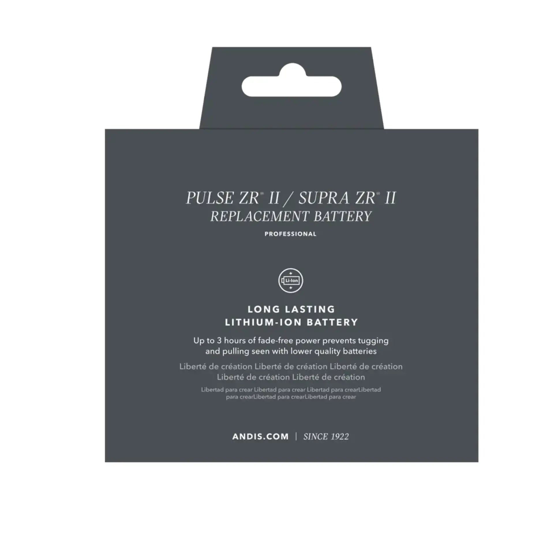 ANDIS REPLACEMENT BATTERY | PLUSE ZR II | SUPRA ZR II | 560470