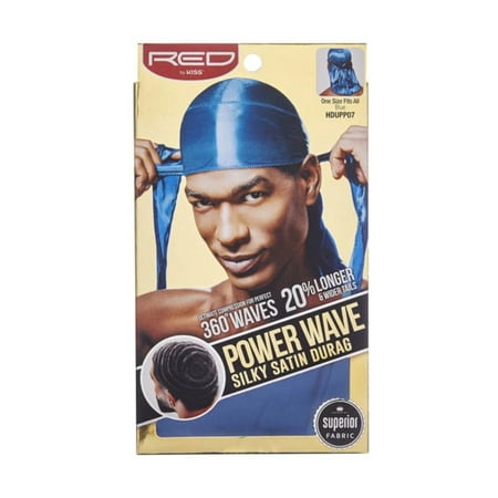 Red by Kiss Power Wave Silky Durag | Blue HDUPP07/HD17