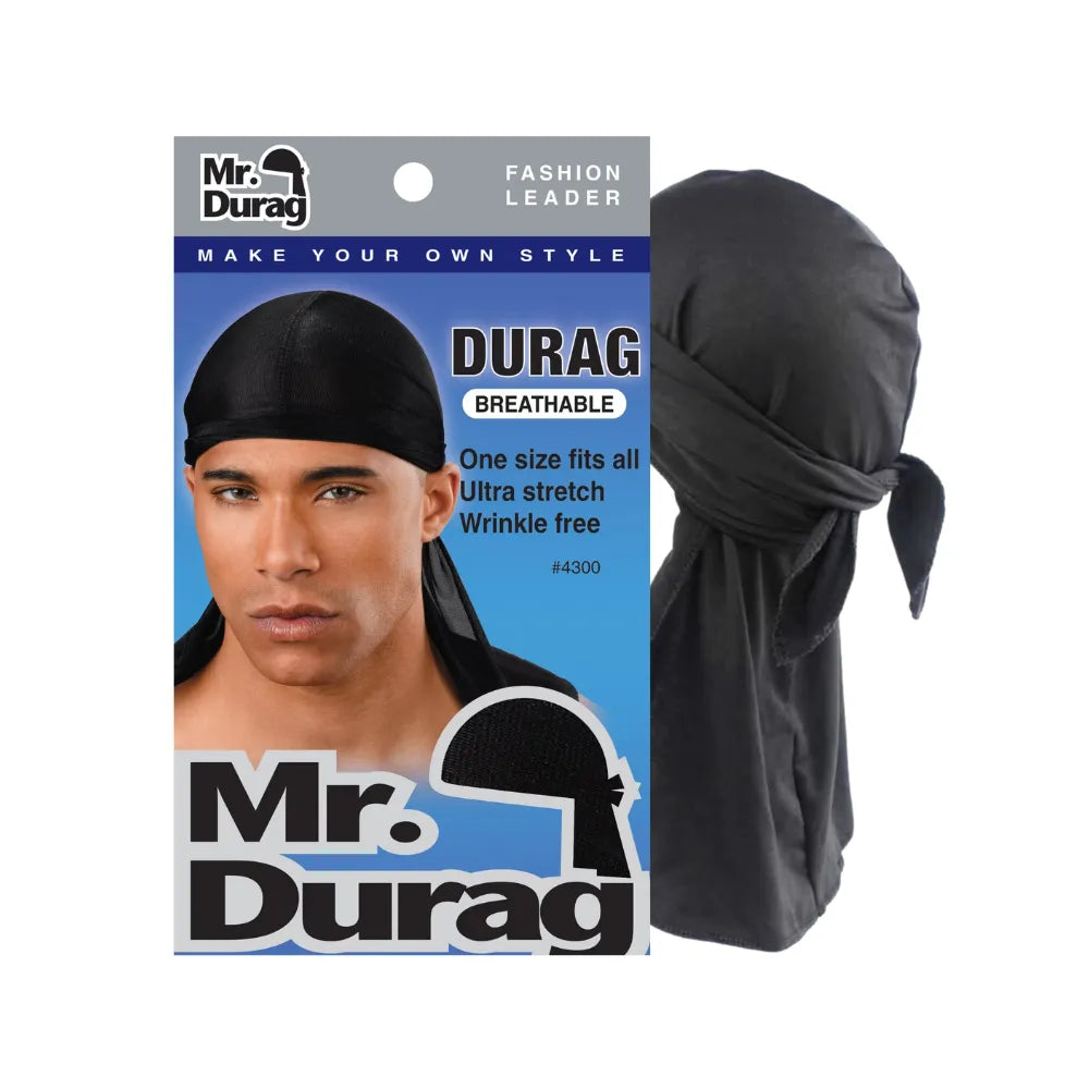 MR. DURAG SOLID DURAG BLACK | 4346