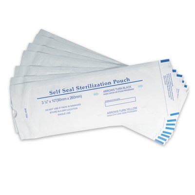 Fantasea Self Seal Sterilization Pouch 3.5" X 10" 200/bx Bx