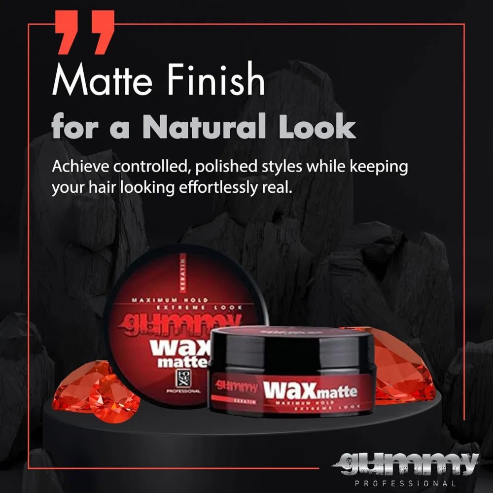 GUMMY WAX KERATIN MATTE 5 OZ.