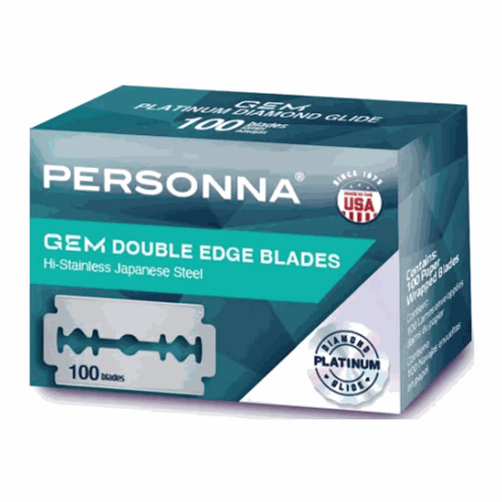 Personna GEM Double Edge Blades - 100 Count