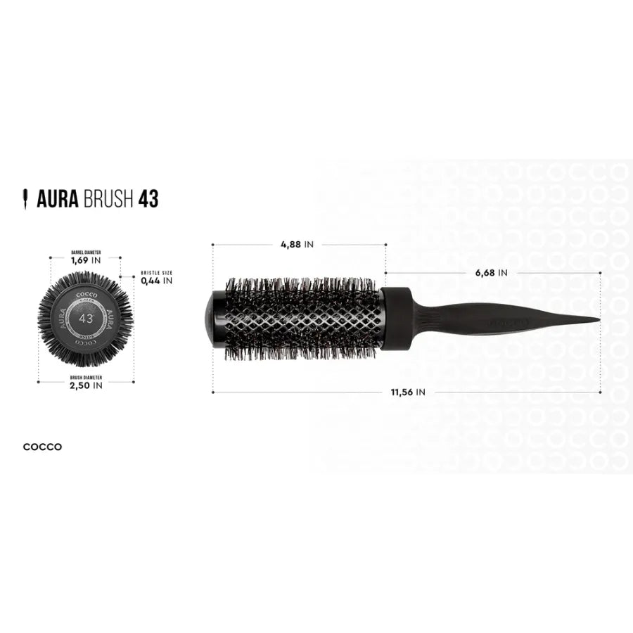 COCCO AURA BRUSH SET-BLACK | CKTA4PCS-BLACK