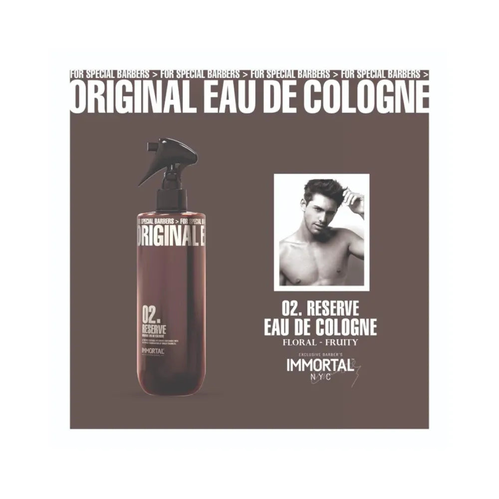 IMMORTAL RESERVE EAU DE COLOGNE 02.16.9 OZ.