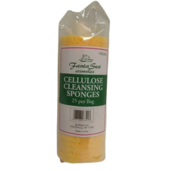 FANTASEA CELLULOSE CLEANSING SPONGES 25ct | FSC258
