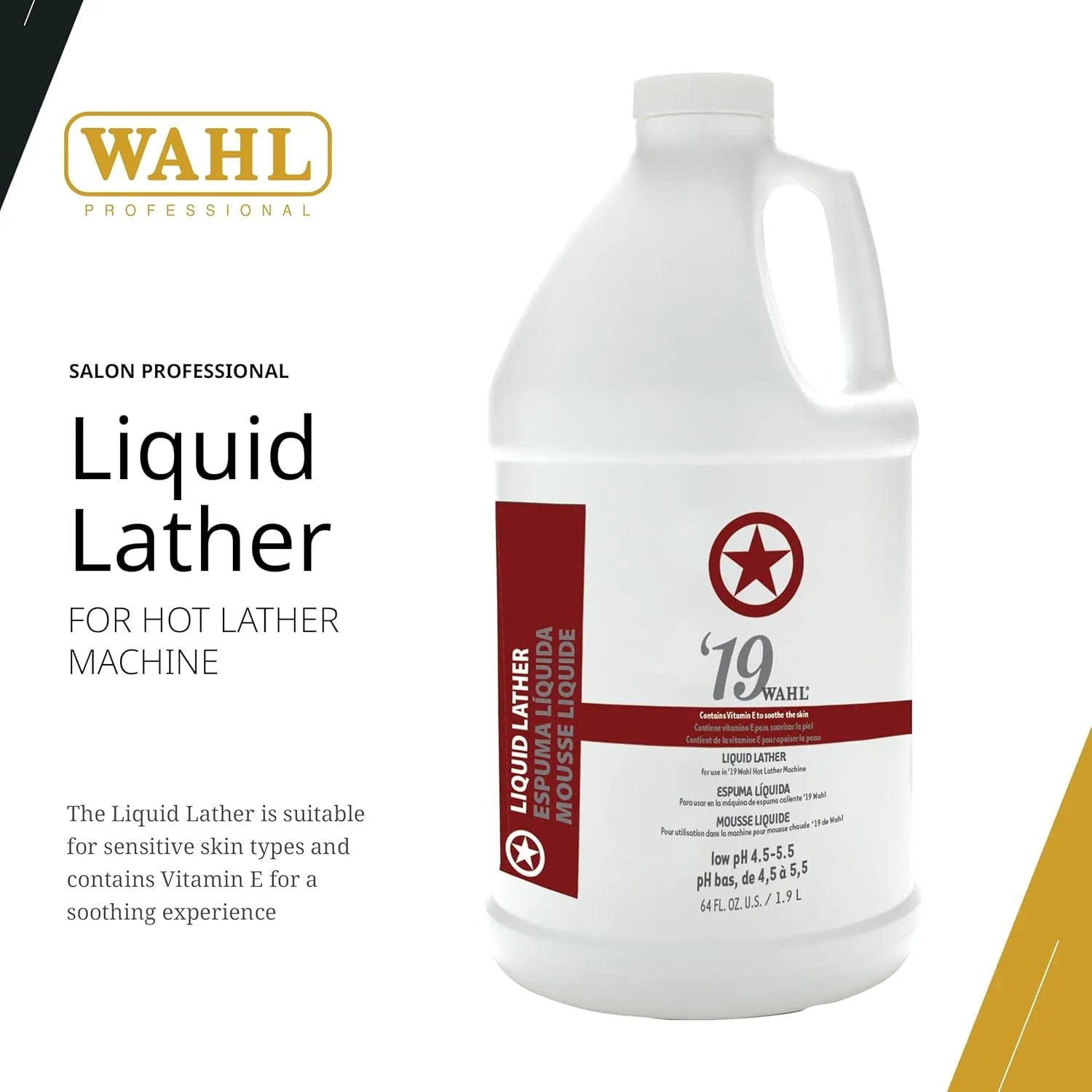 WAHL ’19 PREMIXED LIQUID LATHER 64 OZ. 68907-100