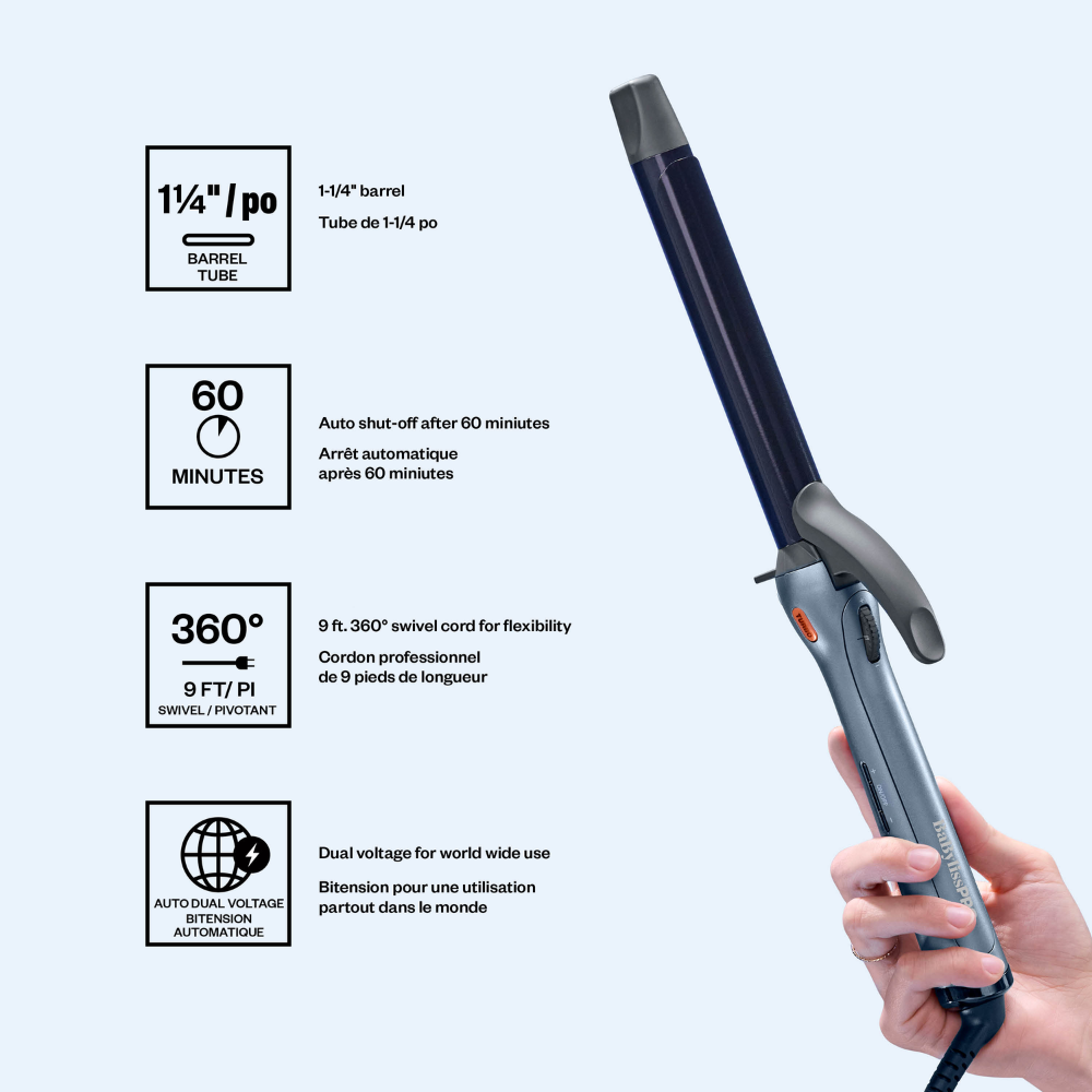 BABYLISSPRO PRECISION GRIP 1¼" CURLING IRON | BNTSC125