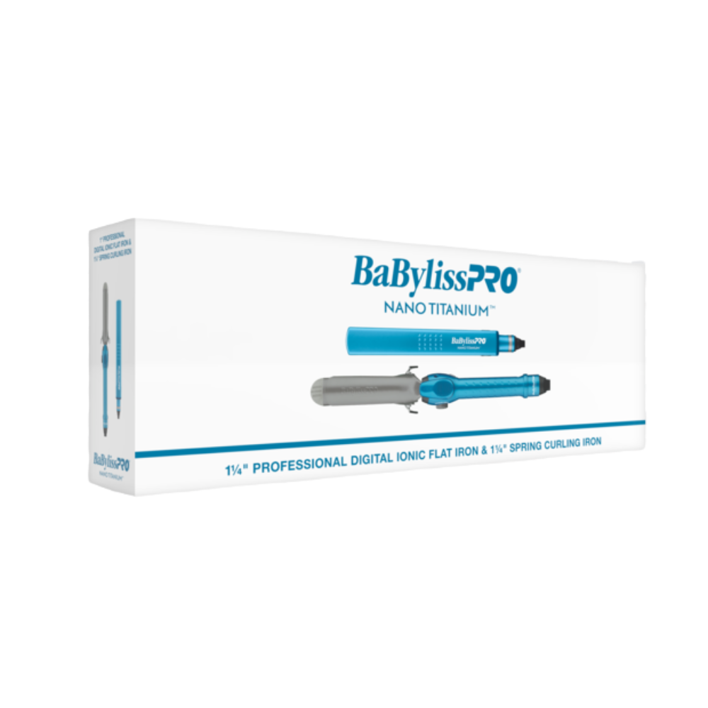 BABYLISSPRO NANO 1¼" FLAT IRON + 1¼" CURL IRON | BNTPP98