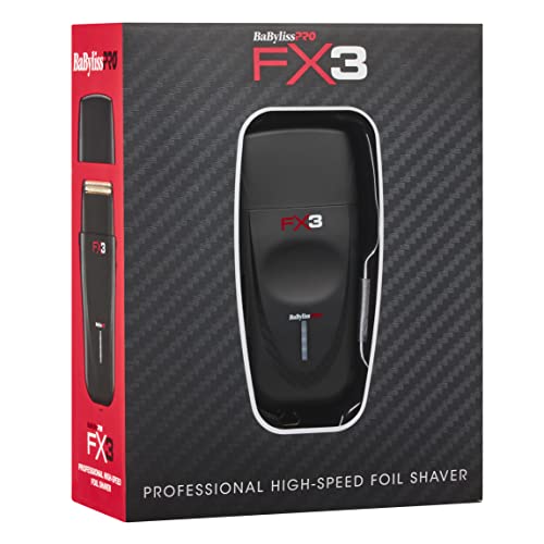 BABYLISSPRO FX3 PROFESSIONAL HIGHG SPEED FOIL SHAVER | FXX3SB