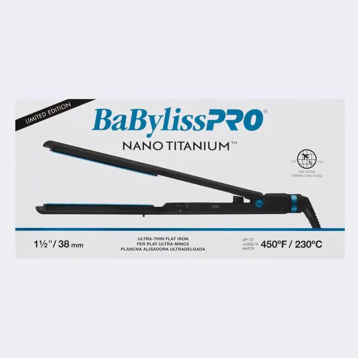 BABYLISSPRO NANO FLAT IRON 1-1/2" BLACK | BNTMB4073TUC