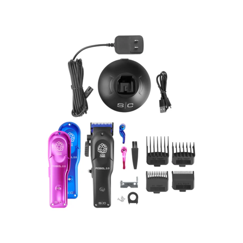 STYLECRAFT REBEL 2.0 PROFESIONAL SUPER-TORQUE MODULAR CORDELESS CLIPPER | SC601M