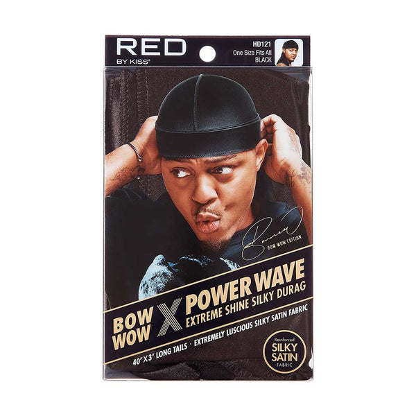 RED BY KISS DURAG BLACK