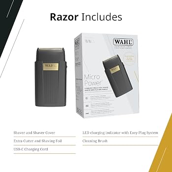 WAHL 5-STAR SENIOR CORDLESS METAL EDITION CLIPPER & MICRO SHAVER POWER COMBO | 3000112 + 3027017