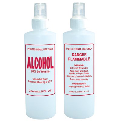 SOFT N' STYLE EMPTY BOTTLE 8Z-ALCOHOL